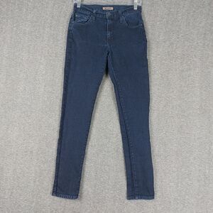 JAMES JEANS HIGH CLASS SKINNY WOMENS DARK PARIS BLUE DENIM PANTS SIZE 30